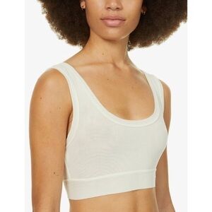 Skims summer mesh bralette in bone xs